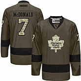 Glued Toronto Maple Leafs #7 Lanny McDonald Green Salute to Service NHL Jersey,baseball caps,new era cap wholesale,wholesale hats